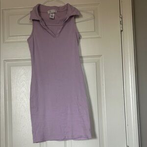 Planet Gold Lavender Mini Dress